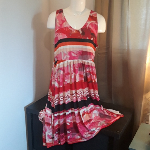 ONE WORLD Dresses & Skirts - NEW Colorful One World Boho Dress Size Large